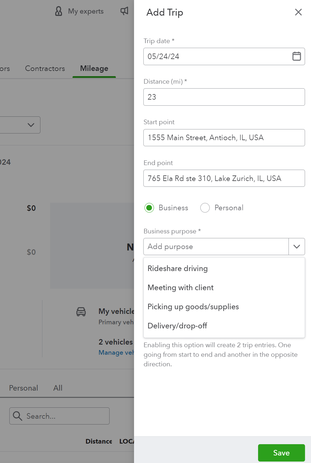 Tracking Mileage in QuickBooks Online